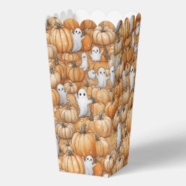 Caja Para Regalos Halloween del fantasma y las calabazas