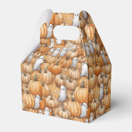 Caja Para Regalos Halloween del fantasma y las calabazas