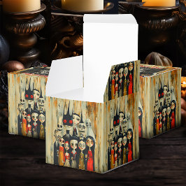 Caja Para Regalos Halloween, Fiesta de cócteles para adultos vintage