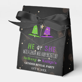 Caja Para Regalos Halloween Fiesta de revelación de género femenino