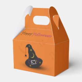 Caja Para Regalos Halloween Gorra de brujas con araña