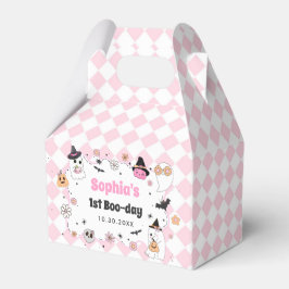 Caja Para Regalos Halloween Groovy Ghost Primer cumpleaños