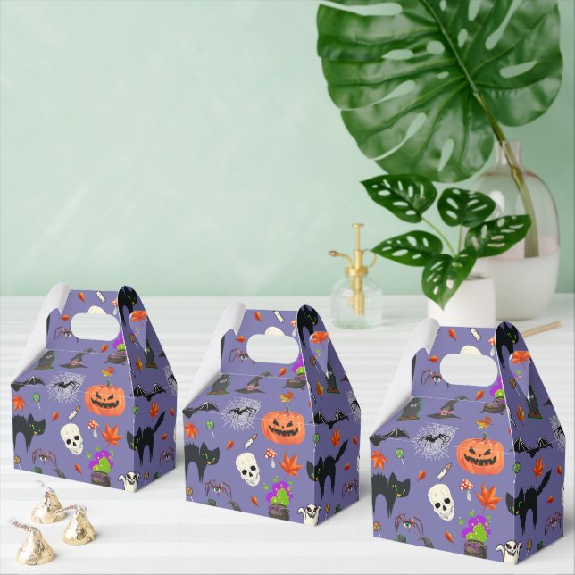 Caja Para Regalos Halloween Guapa Y Espeluznante (Múltiple)