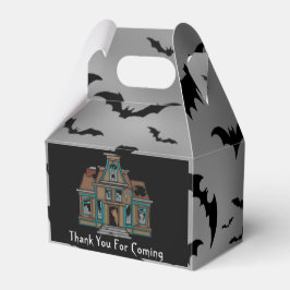 Caja Para Regalos Halloween Halloween Hunted house agradecimientos c