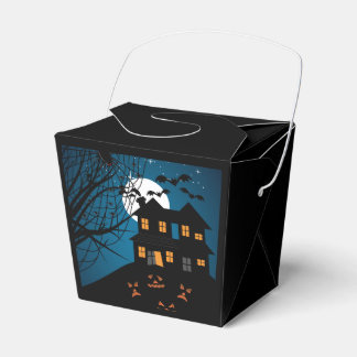 Caja Para Regalos Halloween Haunted House