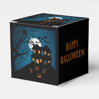 Caja Para Regalos Halloween Haunted House