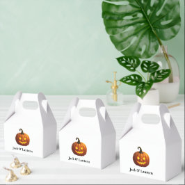 Caja Para Regalos Halloween Jack O' Lantern FavBox