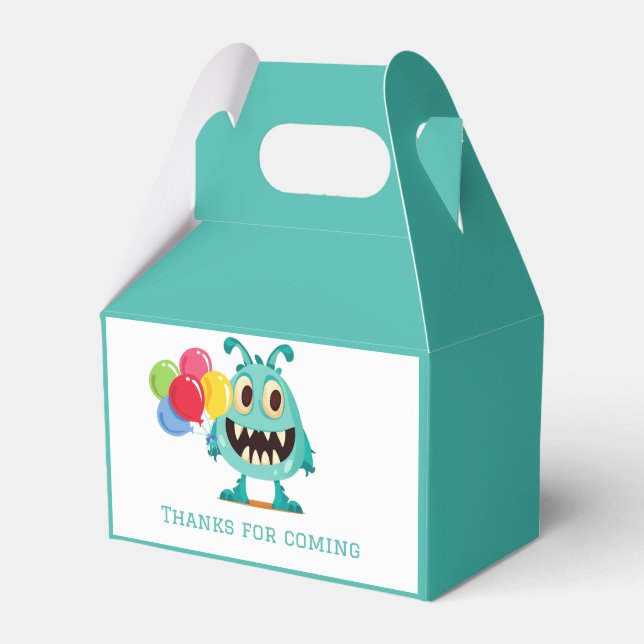 Caja Para Regalos Halloween/Monstruo/personalizado (Front Side)