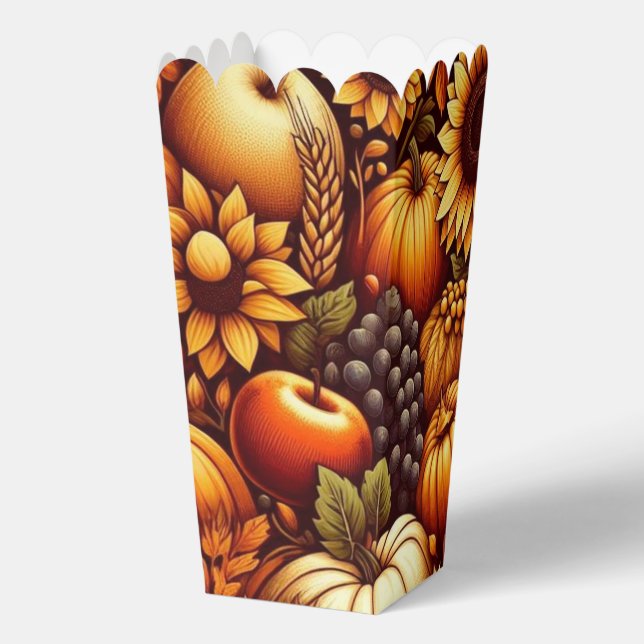 Caja Para Regalos Halloween/Otoño/Calabaza (Reverso )