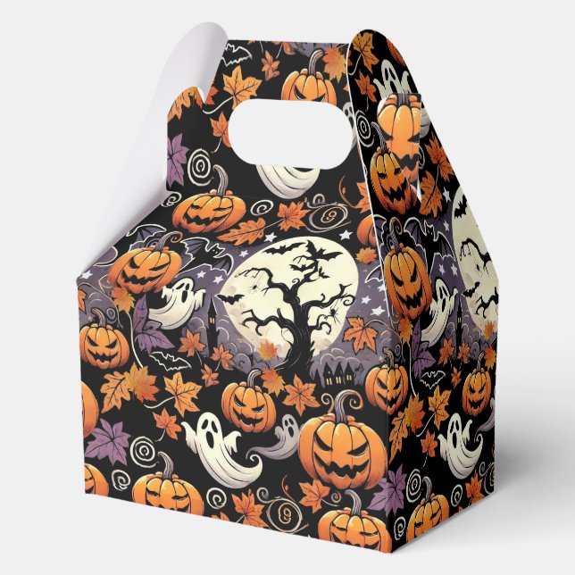 Caja Para Regalos Halloween/otoño/otoño (Reverso )
