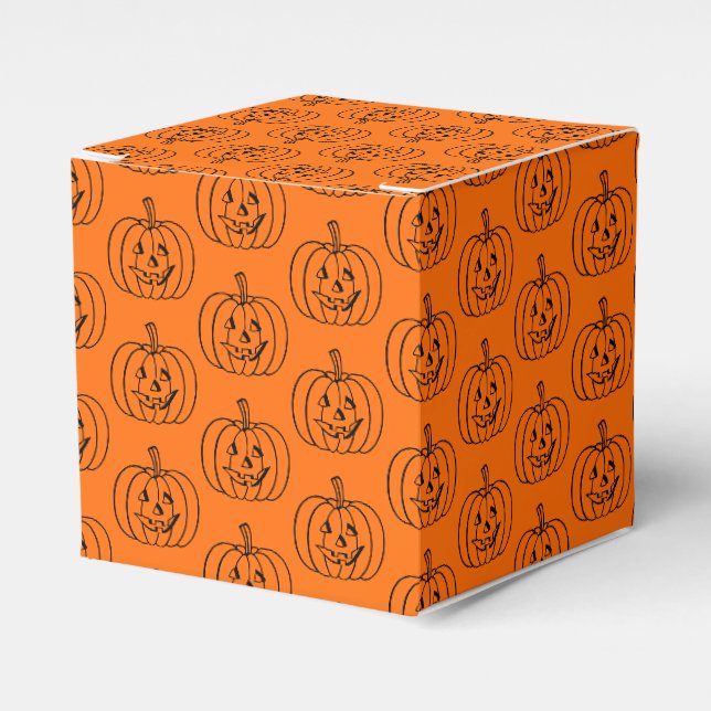 Caja Para Regalos Halloween Party Favor Box (Costado Anverso)