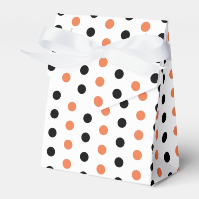 Caja Para Regalos Halloween Polka Dot Pattern Favorito Box (Front Side)