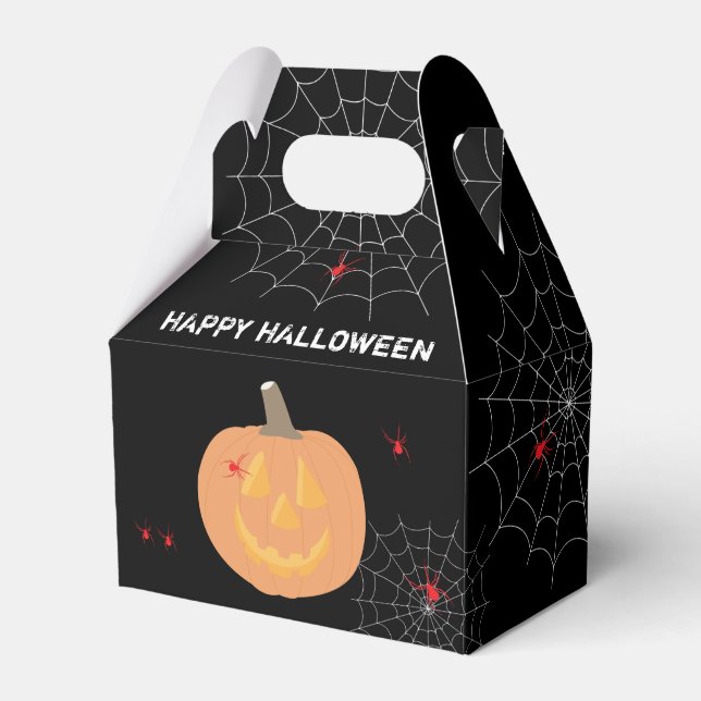 Caja Para Regalos Halloween Pumpkin Halloween (Front Side)