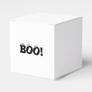 Caja Para Regalos ¡Halloween Scary Boo! gafas blancas negras