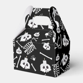 Caja Para Regalos Halloween Skeleton Skull Bones Halloween Party