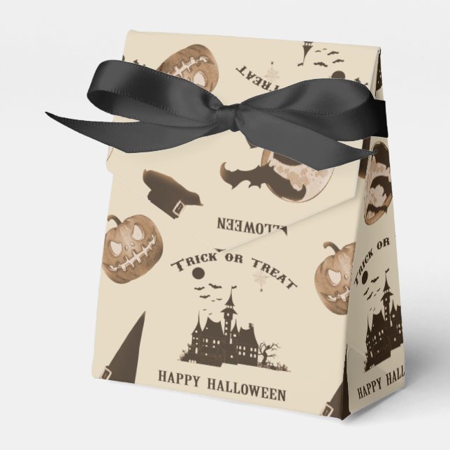 Caja Para Regalos Halloween vintage (Front Side)