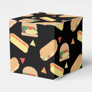 Caja Para Regalos Hamburguesa de perro caliente para barbacoa Comida