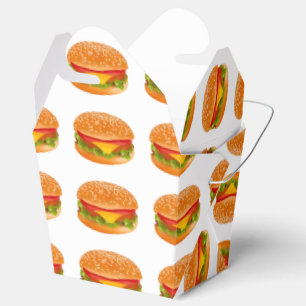 Caja Para Regalos Hamburguesa para llevar