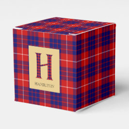 Caja Para Regalos Hamilton Tartan Monogram H