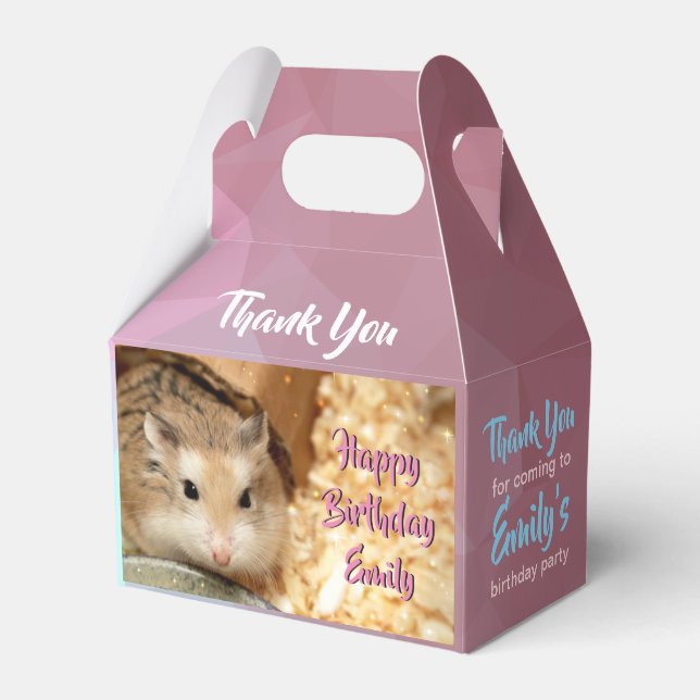 Caja Para Regalos Hammyville - Cute Hamster (Front Side)