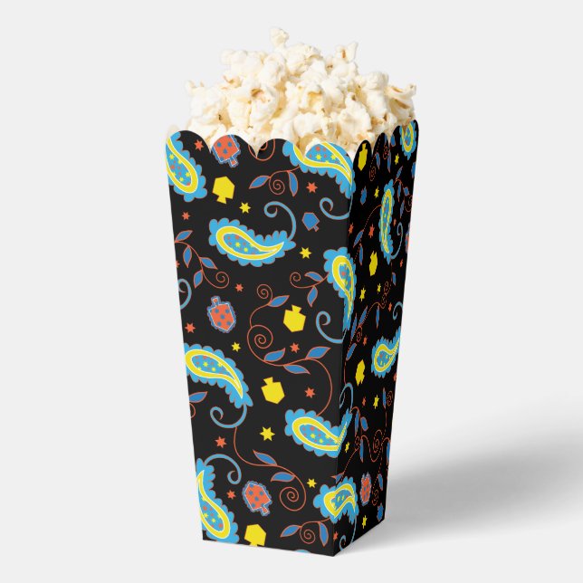 Caja Para Regalos Hanukkah Paisley (apareció)