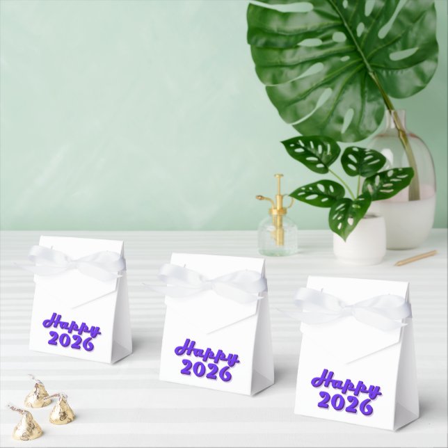 Caja Para Regalos Happy 2026 (Múltiple)