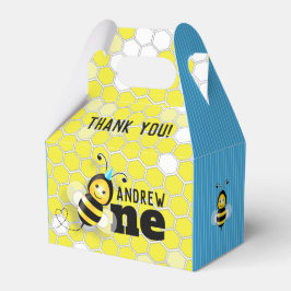Caja Para Regalos Happy Bee First Birday Gable Box