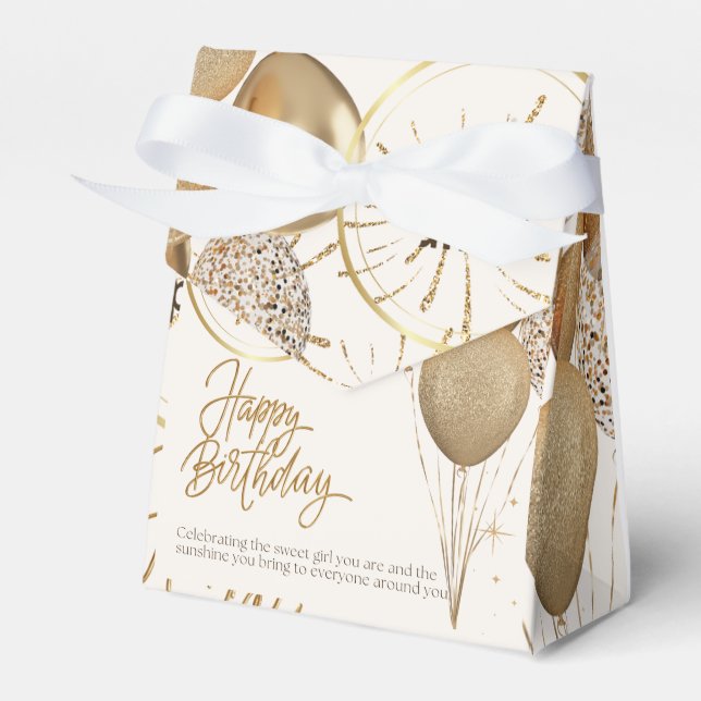 Caja Para Regalos happy birthday (Front Side)