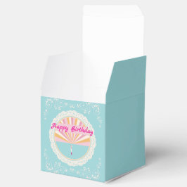 Caja Para Regalos Happy Birthday Fun Party Box, Blue Rainbow