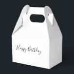 Caja Para Regalos Happy Birthday Gable Favor Box<br><div class="desc">Feliz Cumpleaños Caja de Favor Gable Cajeros y Suministros Fiestas > Suministros Fiestas > Favores y Empaquetado > Cajas Favores Bodas > Favores y Regalos > Favores y Embalaje > Cajas Favorables</div>