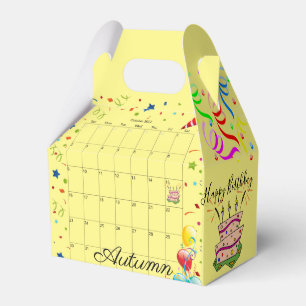 Caja Para Regalos Happy Birthday Gable Favor Box Octubre 2022