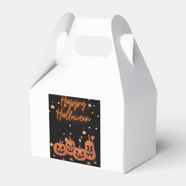 Caja Para Regalos Happy Halloween Postcard (Front Side)
