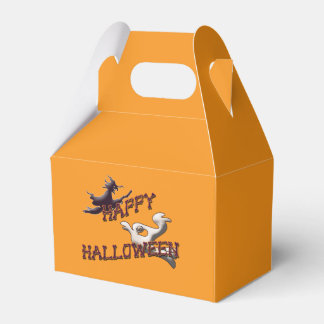 Caja Para Regalos Happy Halloween Witch and Ghost Spooky Customized