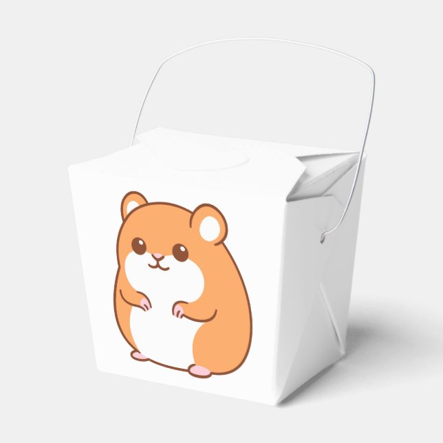 Caja Para Regalos Happy Hamster Favor Box (Front Side)