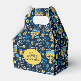 Caja Para Regalos Happy Hanukkah Favor Box