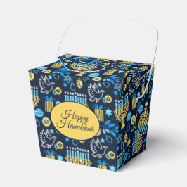 Caja Para Regalos Happy Hanukkah Favor Box