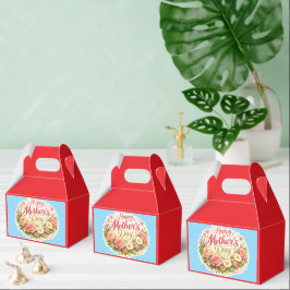 Caja Para Regalos Happy Mother's Day elegant floral red party favour