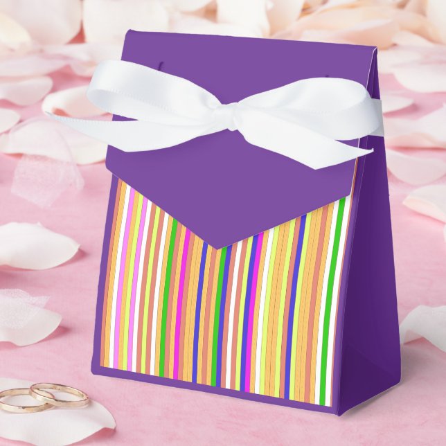 Caja Para Regalos Happy Stripes (Boda)