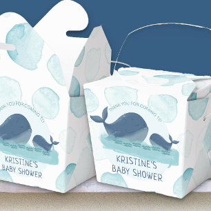 Caja Para Regalos Happy Whales Ocean Bubbles Baby Shower