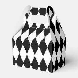 Caja Para Regalos Harlequin White Black Celebration Multi Styles