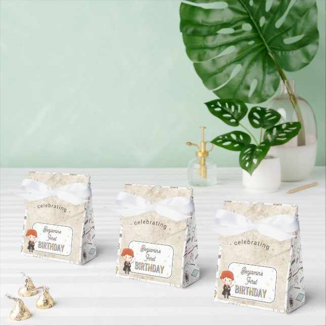 Caja Para Regalos Harry Potter Chibi Ron Weasley Mago Cumpleaños (Múltiple)