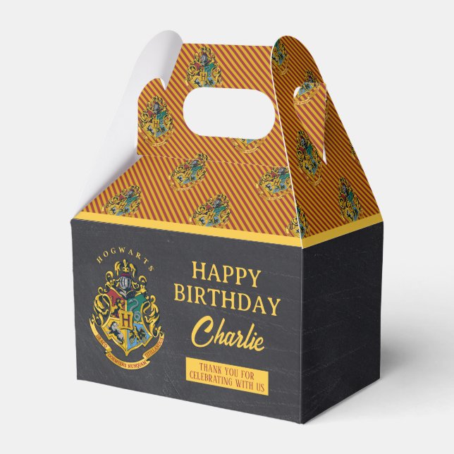 Caja Para Regalos Harry Potter | Cumpleaños de Hogwarts (Front Side)