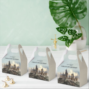 Caja Para Regalos Harry Potter Cumpleaños del Castillo de Hogwarts