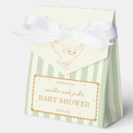Caja Para Regalos Harry Potter Hedwig Green Stripe Baby Shower