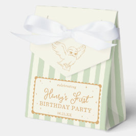 Caja Para Regalos Harry Potter Hedwig Green Stripe Baby Shower