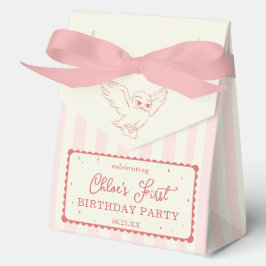 Caja Para Regalos Harry Potter Hedwig Pink Stripe Baby Shower
