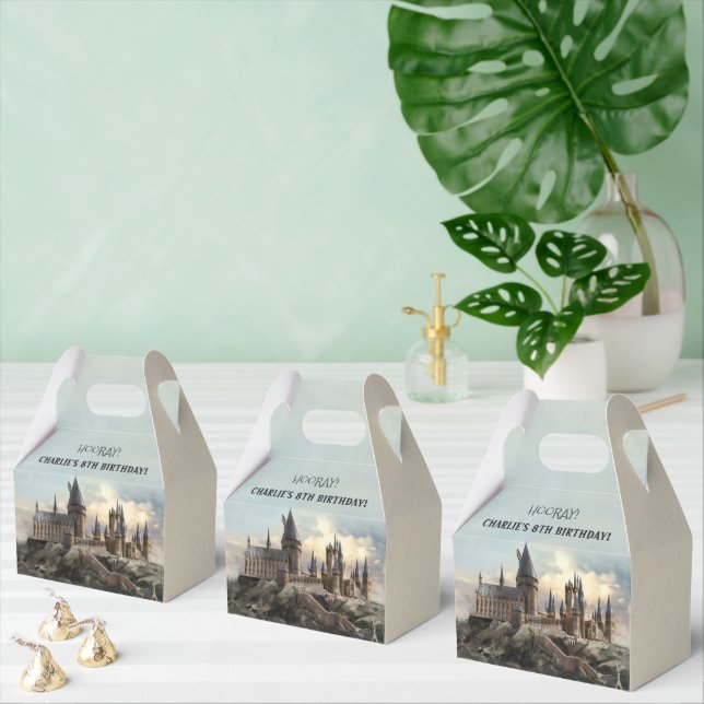 Caja Para Regalos Harry Potter | Hogwarts Castle Birthday (Múltiple)