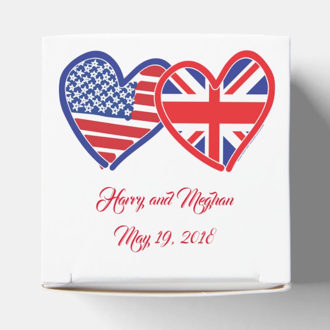 Caja Para Regalos Harry y Meghan (Parte superior)