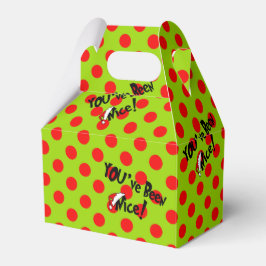 Caja Para Regalos Has sido travieso o agradable Fiesta de Felices Fi