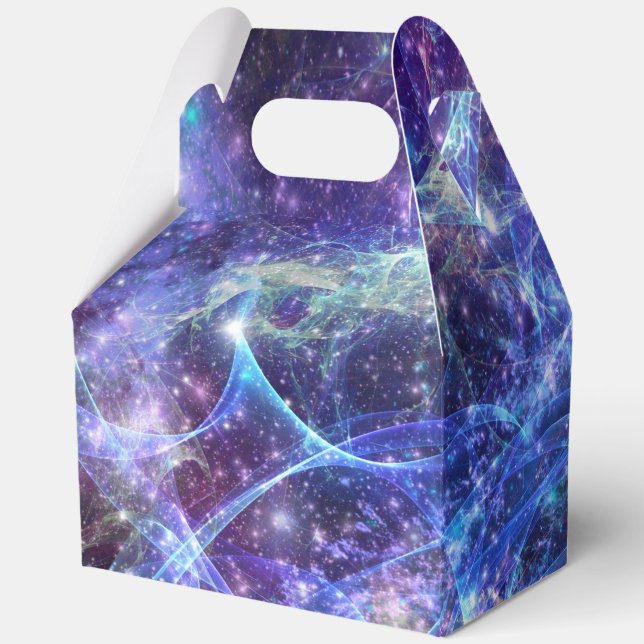 Caja Para Regalos hasta el final del tiempo, el espacio galáctico: (Anverso)